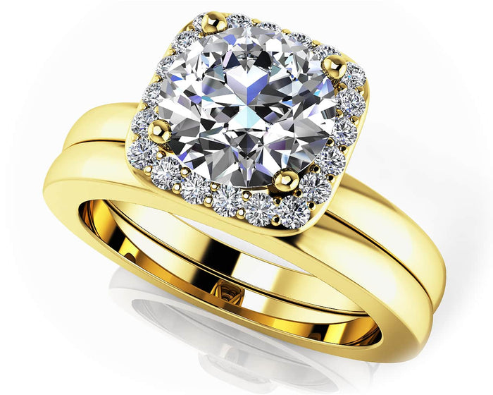 Lena Bridal Set - Yellow Gold