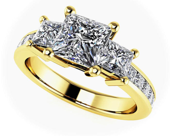 Esha Engagement Ring - Yellow Gold