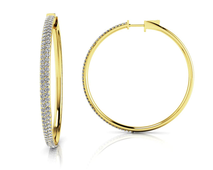 Lee Hoop Earrings - Yellow Gold