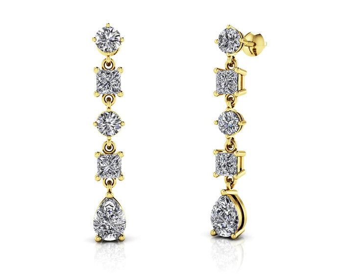 Indie Earrings - Yellow Gold