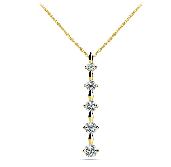 Minka Pendant - Yellow Gold
