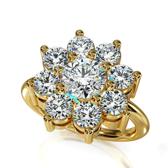 Vivienne Anniversary Ring - Yellow Gold
