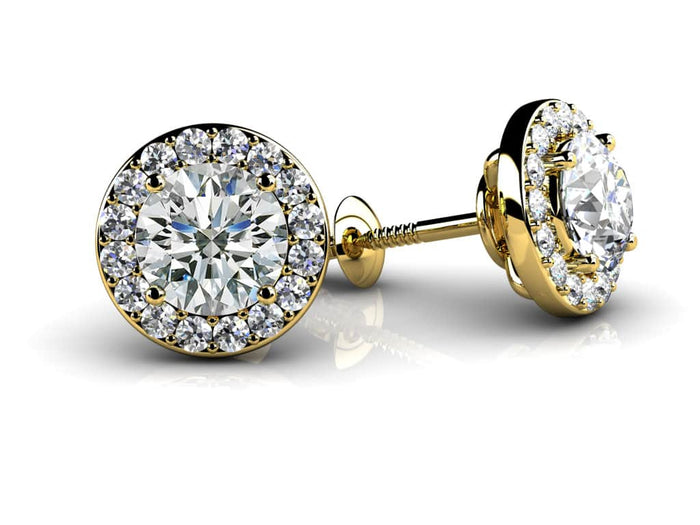 Lark Studs - Yellow Gold