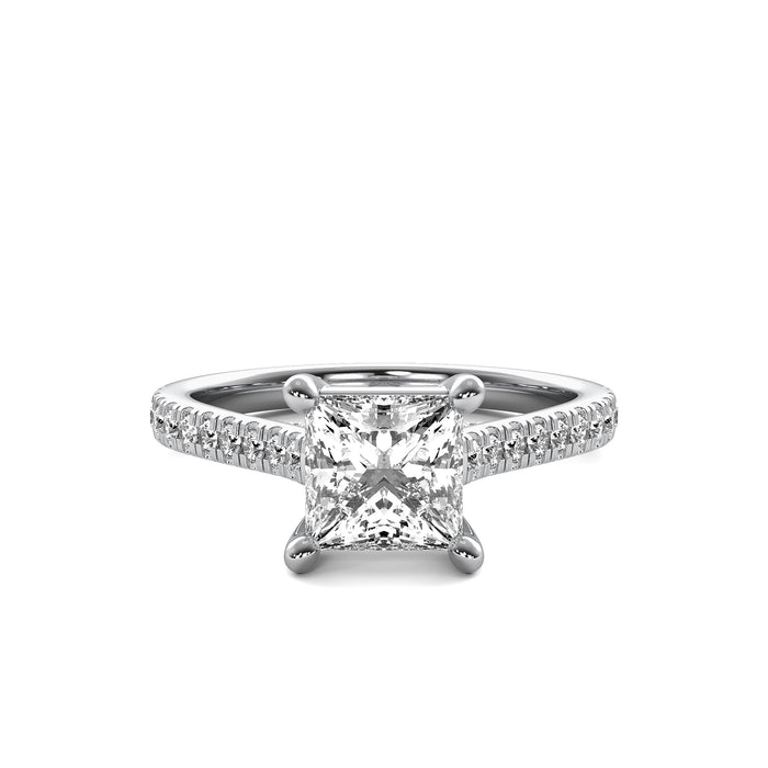 Vivienne Accent Princess Diamond Ring