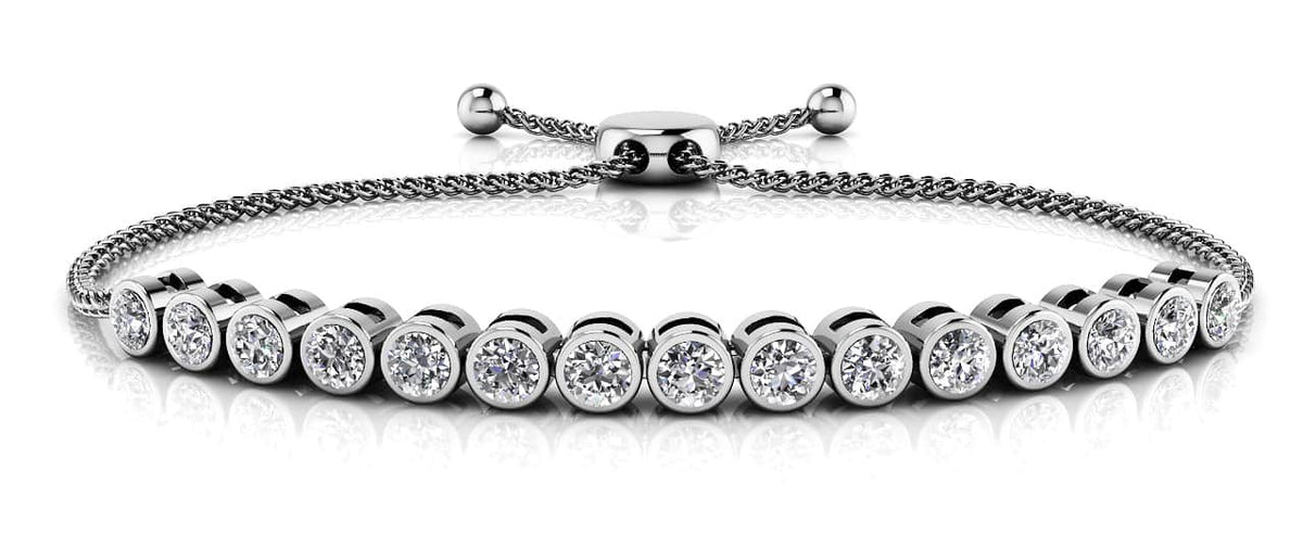 Freya Diamond Bracelet - White Gold