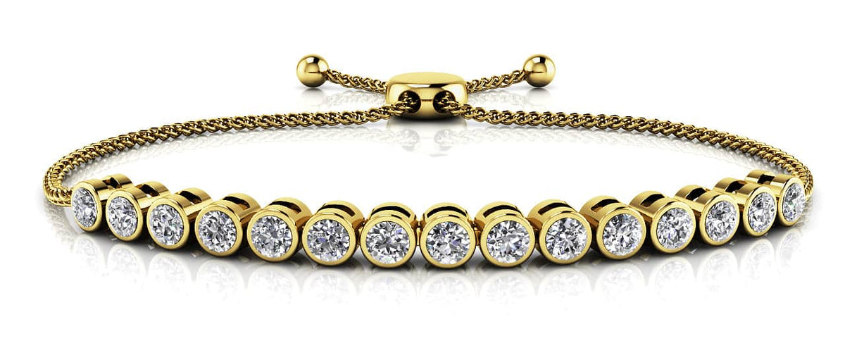 Freya Diamond Bracelet - Yellow Gold
