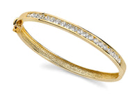 Vera Diamond Bangle - Yellow Gold