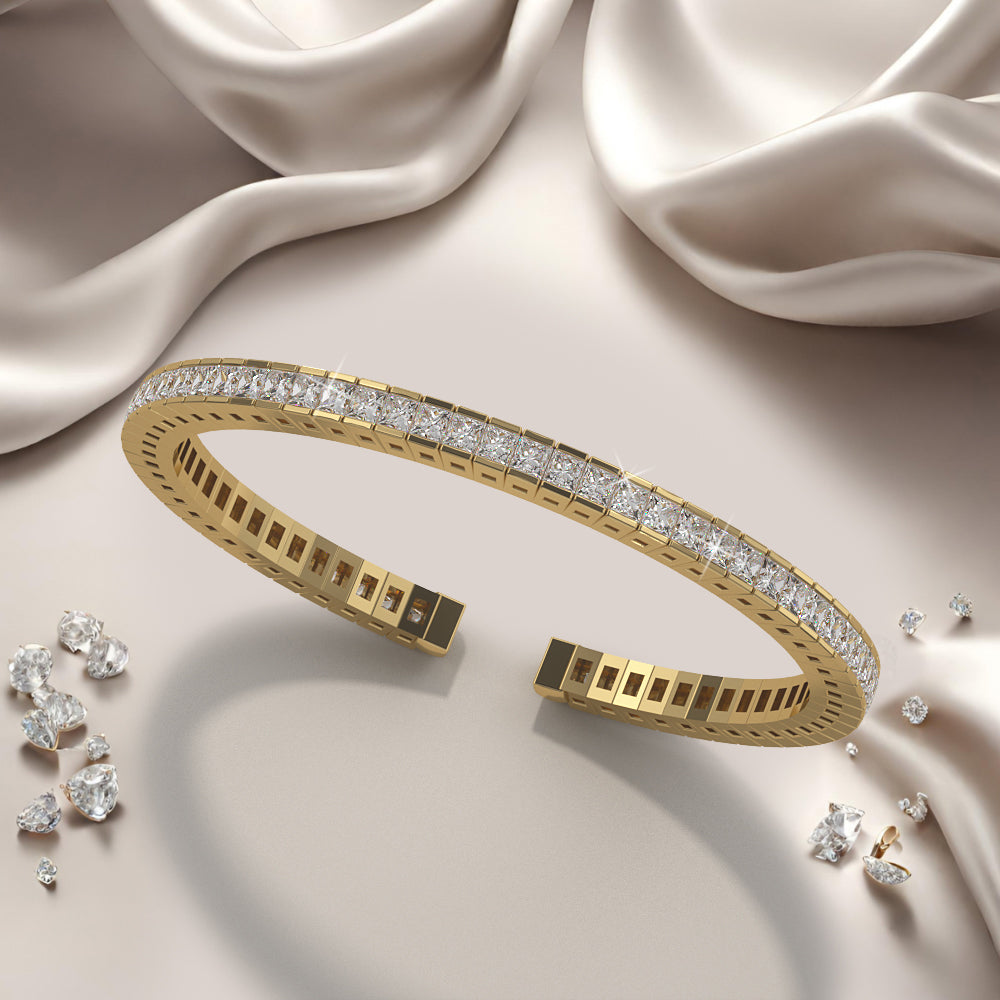 Lyra Diamond Bangle - Lifestyle 2