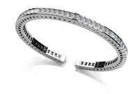 Lyra Diamond Bangle - White Gold