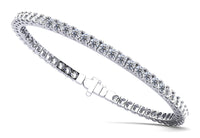 Ava Diamond Bangle - White Gold