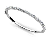 Aria Diamond Bangle - White Gold