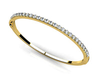Aria Diamond Bangle - Yellow Gold