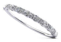 Talia Diamond Bangle - White Gold