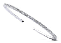 Vera Diamond Bangle - White Gold