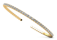 Vera Diamond Bangle - Yellow Gold