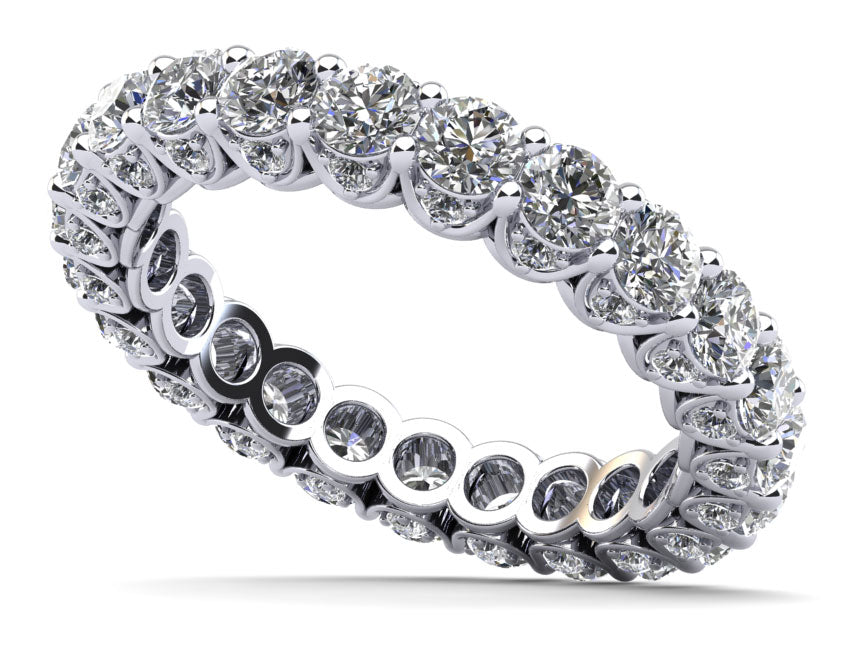 Dahlia Diamond Ring - White Gold