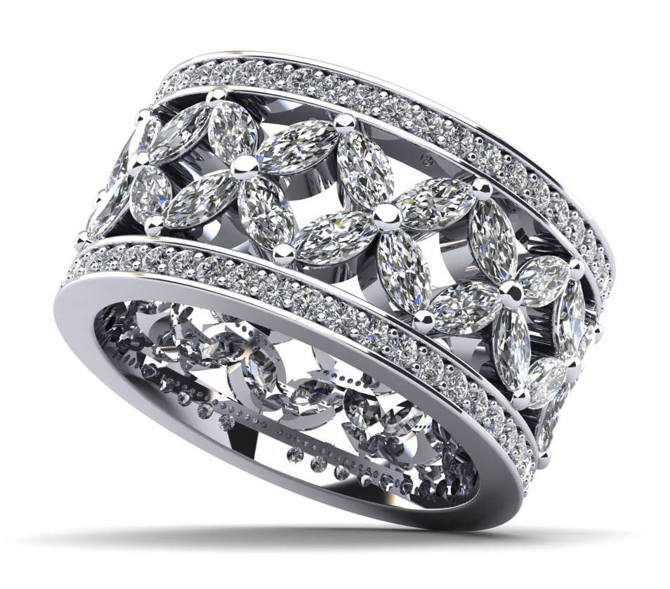 Aria Diamond Ring - White Gold