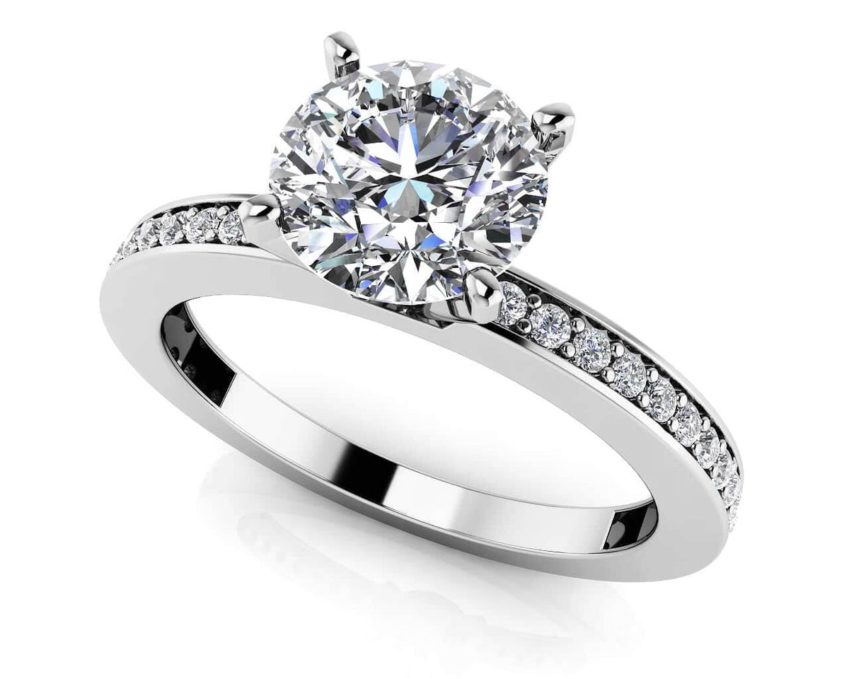 Nina Diamond Ring - White Gold