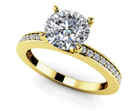 Nina Diamond Ring - Yellow Gold