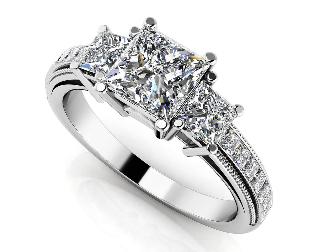 Aria Diamond Ring - White Gold