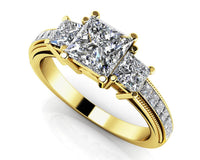 Aria Diamond Ring - Yellow Gold