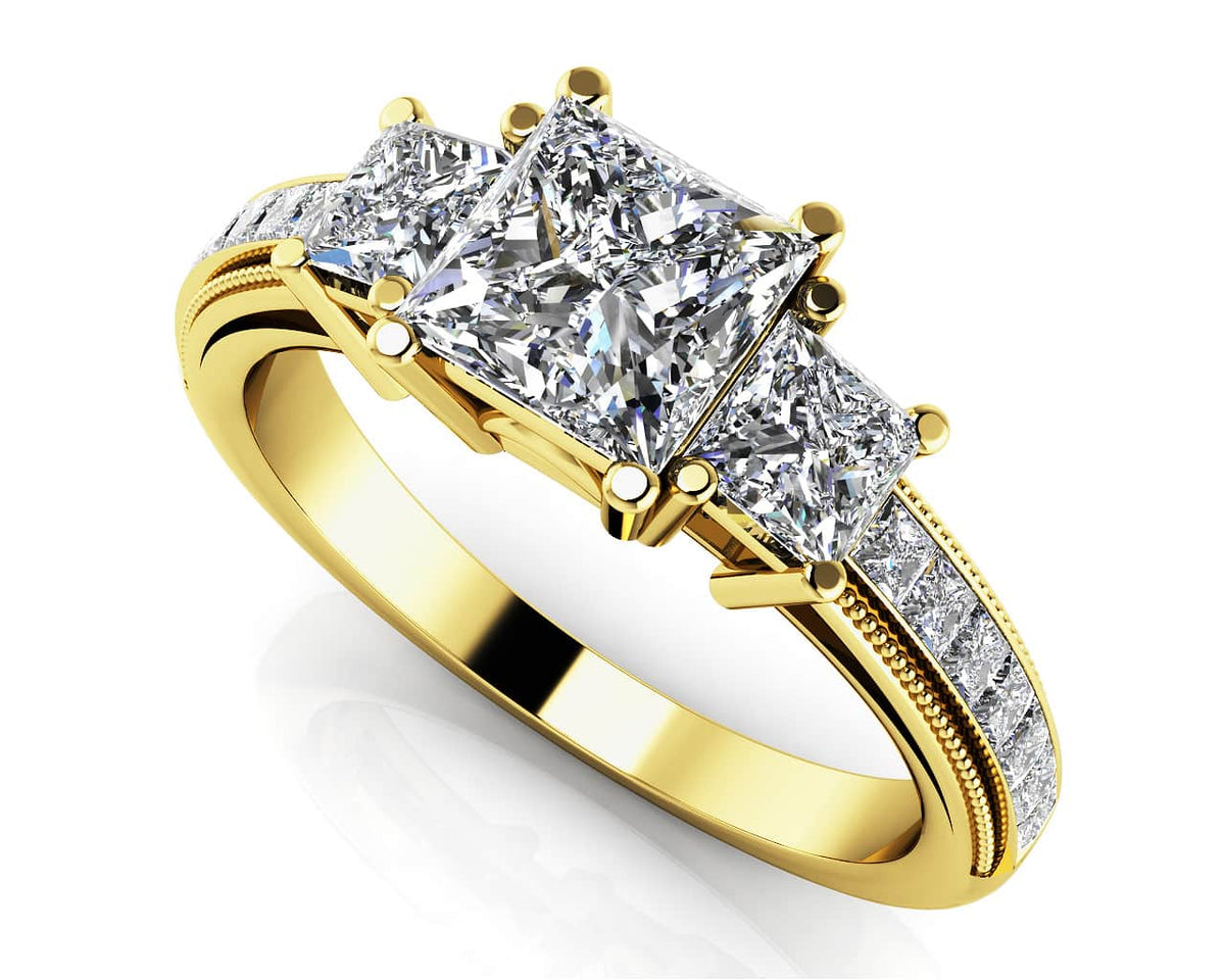 Aria Diamond Ring - Yellow Gold
