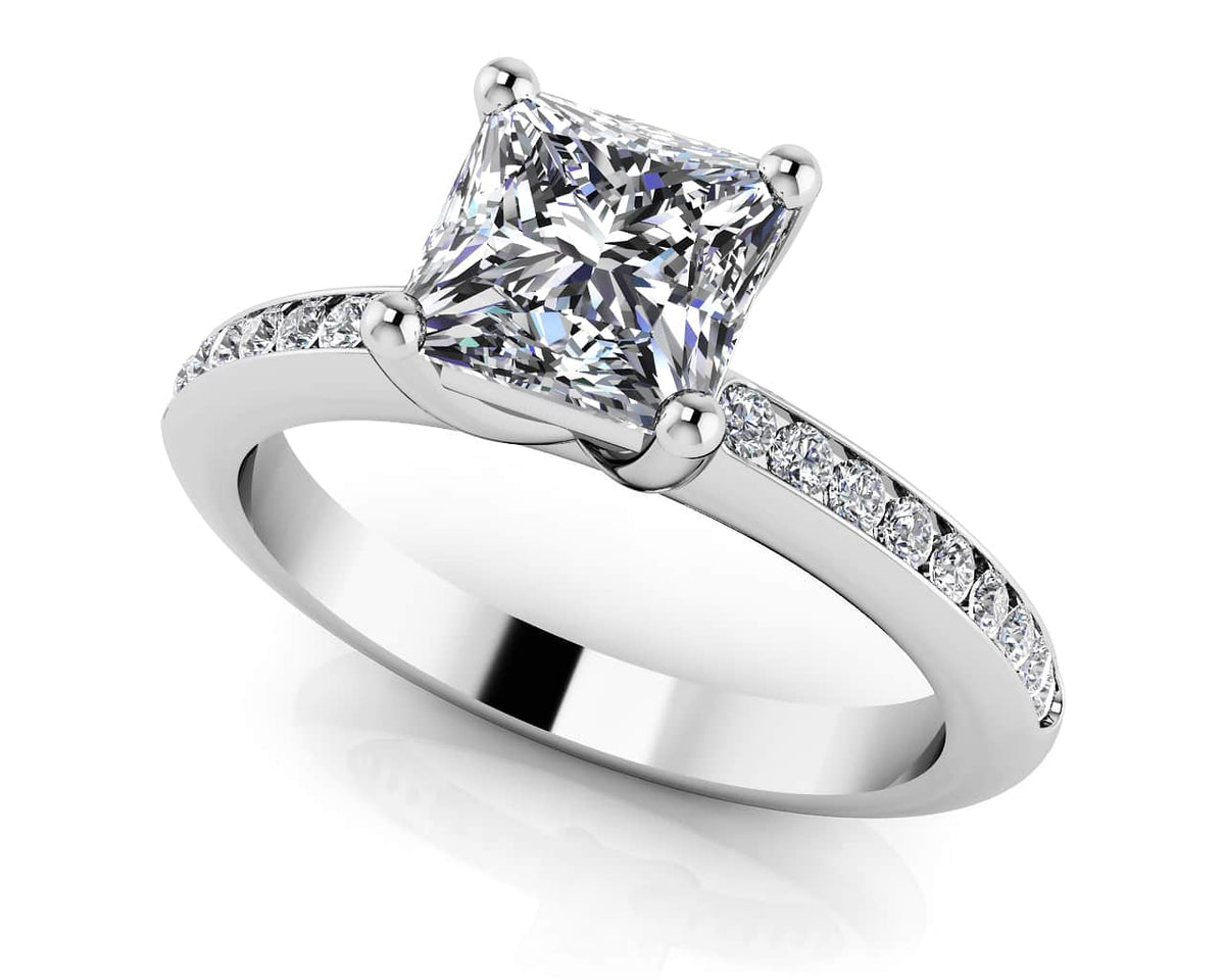 Nina Diamond Ring - White Gold