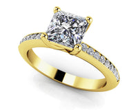 Nina Diamond Ring - Yellow Gold