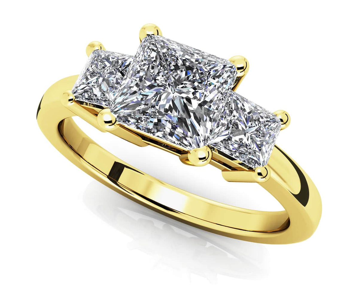 Luna Diamond Ring - Yellow Gold