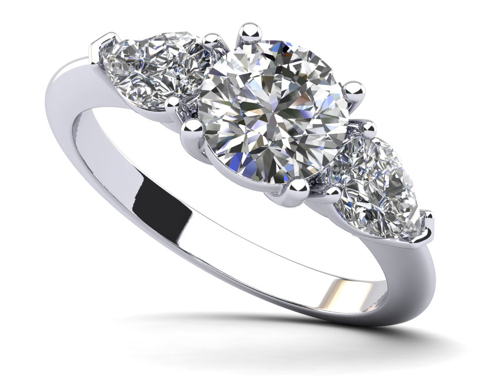 Noor Diamond Ring - White Gold