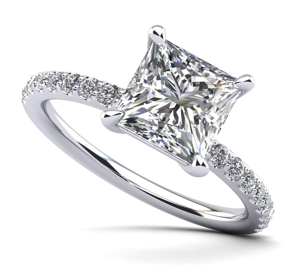 Freya Diamond Ring - White Gold