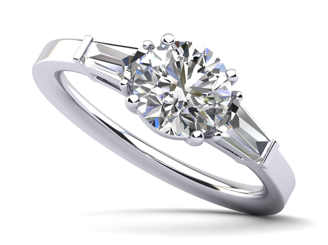 Nina Diamond Ring - White Gold