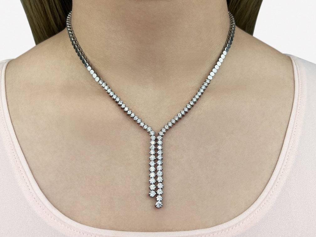 Nova Diamond Necklace - Lifestyle 1