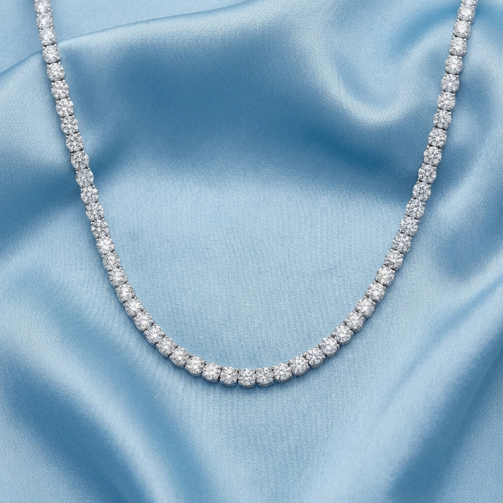 Luna Diamond Necklace - Lifestyle 2