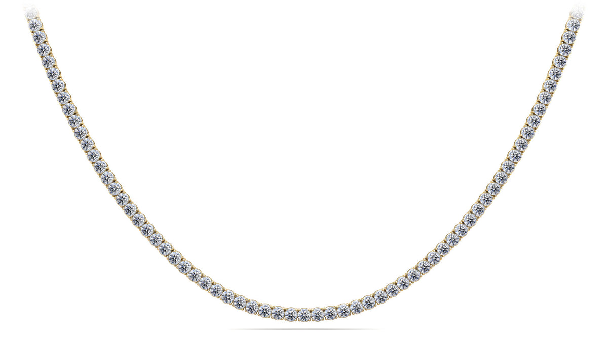 Luna Diamond Necklace - Yellow Gold