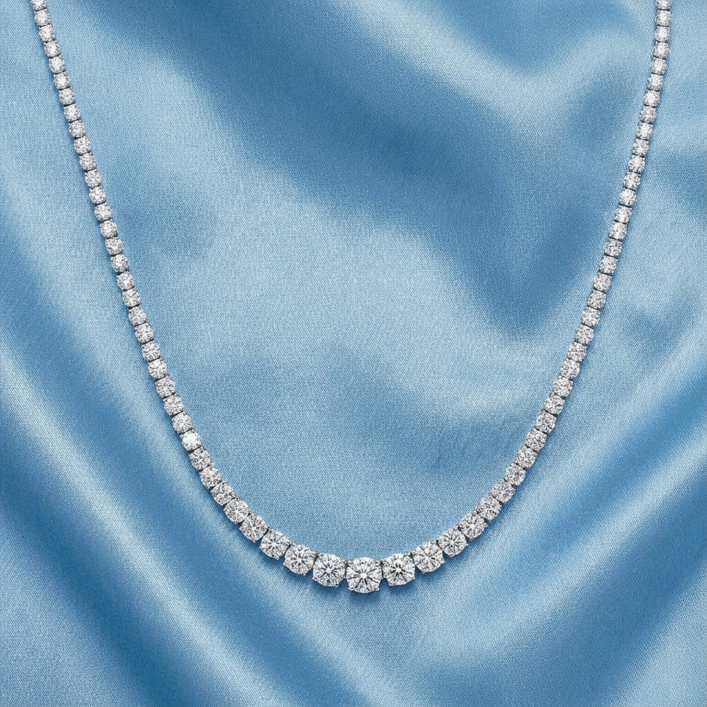 Talia Diamond Necklace - Lifestyle 1