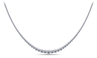 Talia Diamond Necklace - White Gold