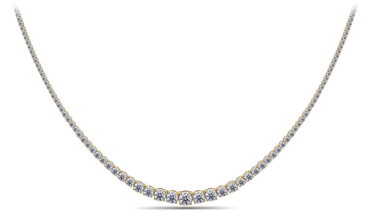 Talia Diamond Necklace - Yellow Gold