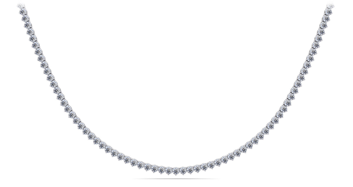 Zara Diamond Necklace - White Gold