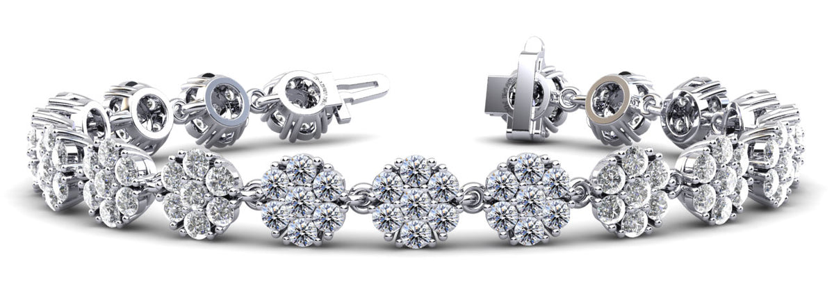 Zara Diamond Bracelet - White Gold