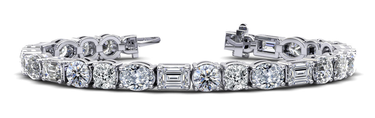 Kaia Diamond Bracelet - White Gold