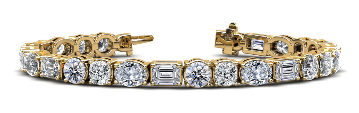 Kaia Diamond Bracelet - Yellow Gold