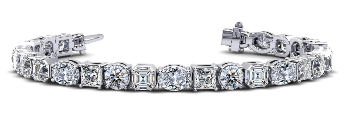 Talia Diamond Bracelet - White Gold