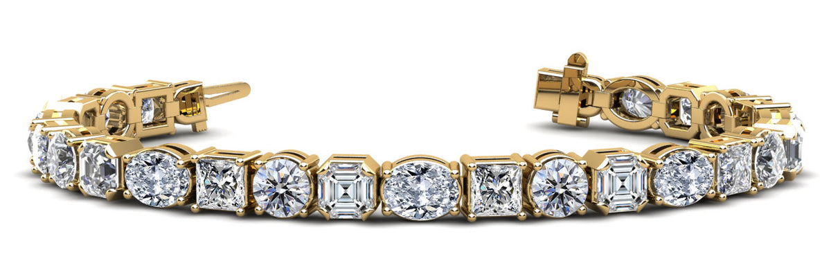 Talia Diamond Bracelet - Yellow Gold