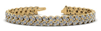 Luna Diamond Bracelet - Yellow Gold