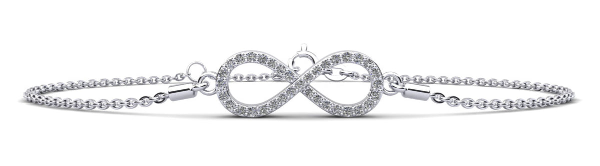 Alina Diamond Bracelet - White Gold