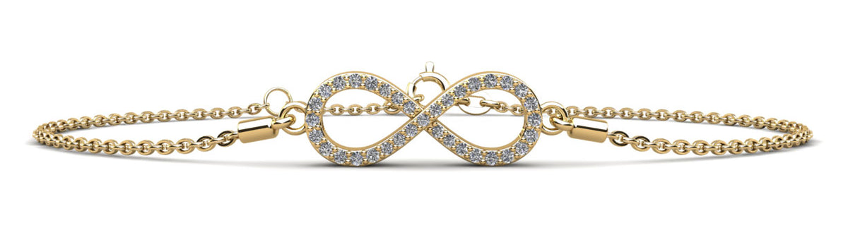 Alina Diamond Bracelet - Yellow Gold