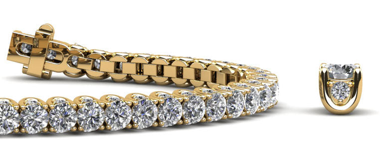 Elara Diamond Bracelet - Yellow Gold