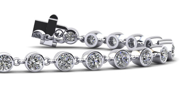 Mira Diamond Bracelet - White Gold