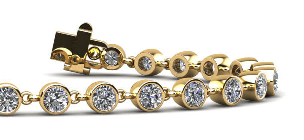 Mira Diamond Bracelet - Yellow Gold